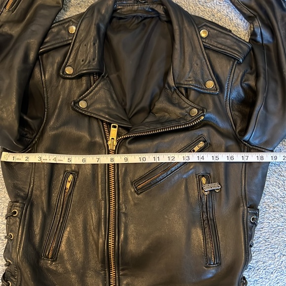 Leather motorcycle jacket vintage - Picture 11 of 11